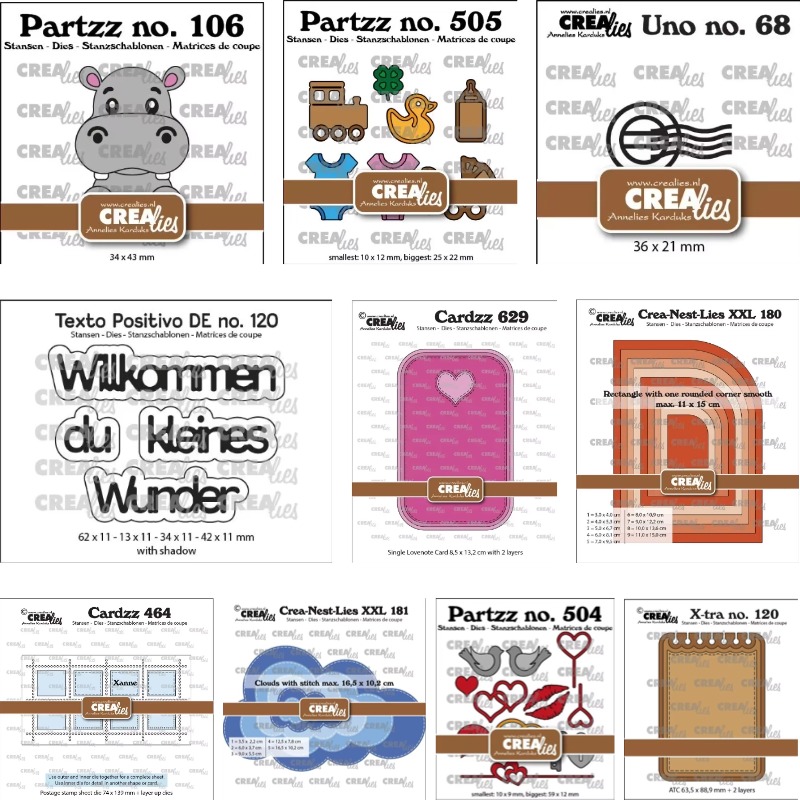 Baby Clothing Bag - Babyjongen vierkante postwolk stansmessen plakboek dagboek