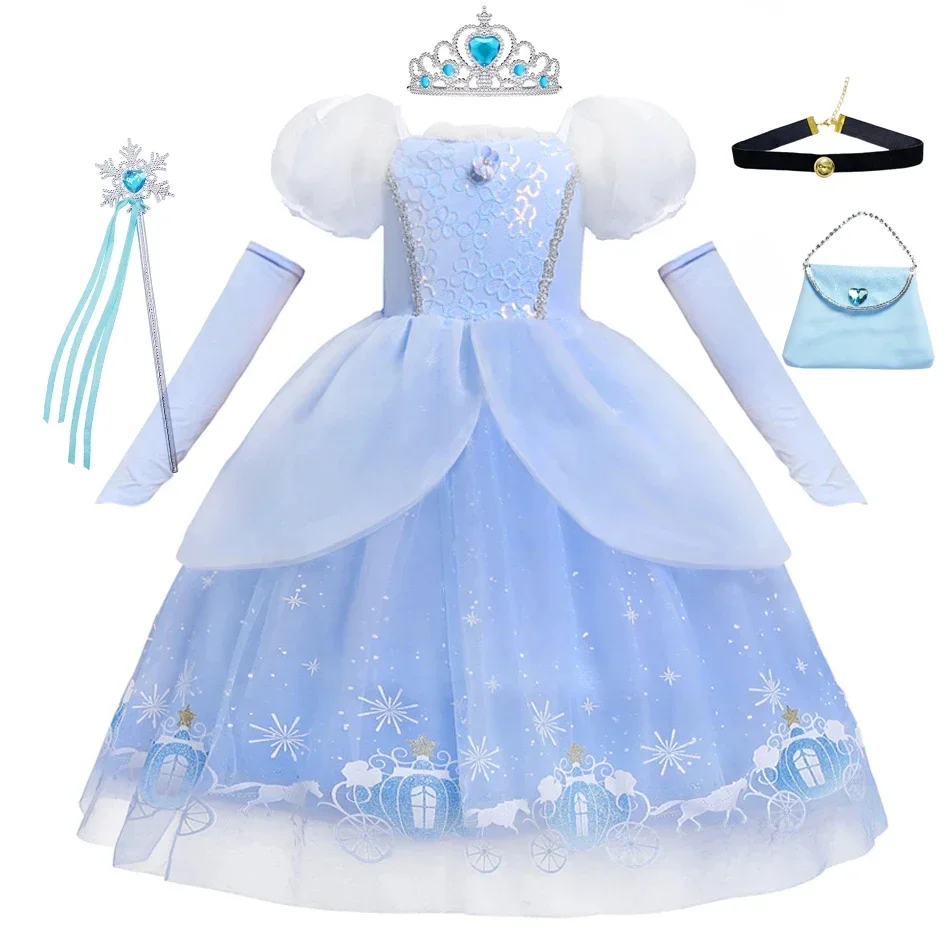 Baby Clothing Europe - Assepoester Prinses Cosplay Jurk voor Meisje