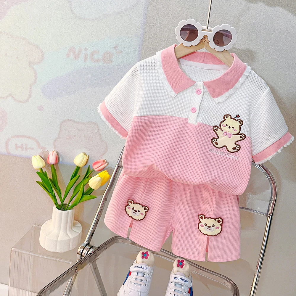 Baby Clothing Hong Kong - Zomer Baby Meisjes T-shirt Shorts Kinderkleding