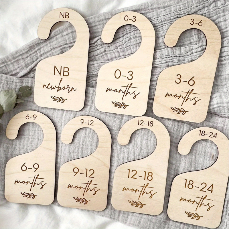 Baby Clothing Hanger Dividers - 7 stuks babykastverdelers | Kledinghangers voor