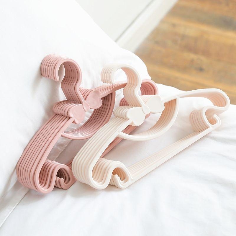 Baby Clothing Rack - 10 stks Babykleertjes Rekken Draagbare Plastic