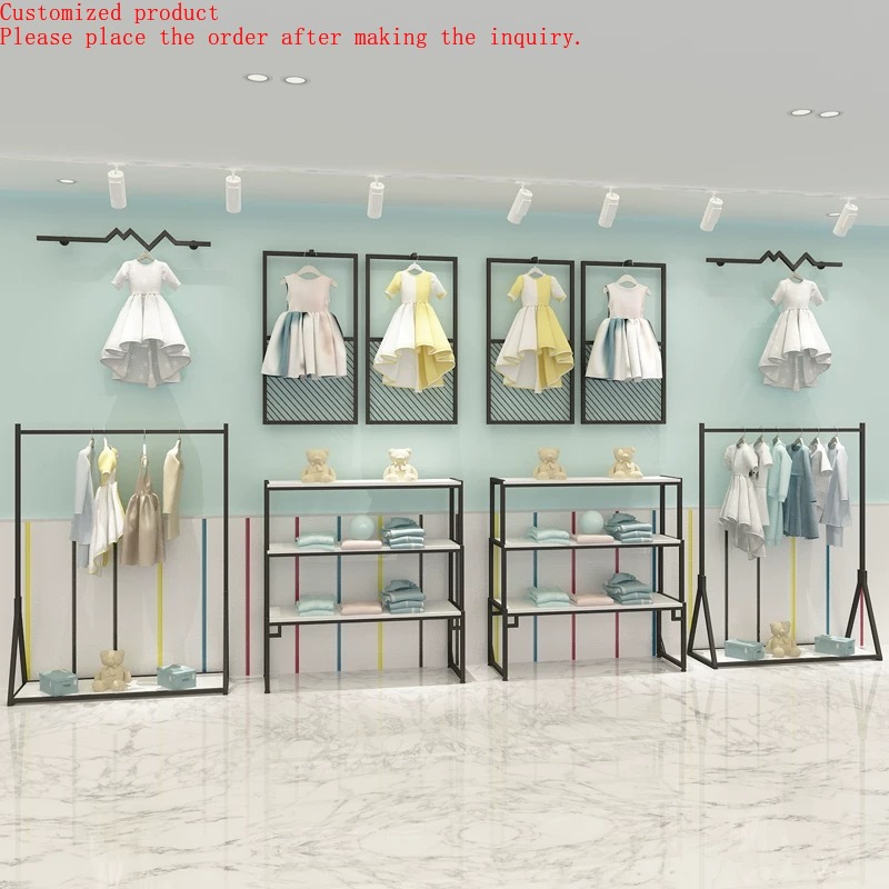 Baby Clothing Rack - Kinderkledingwinkel Meubilair Babykledingwinkels Displayrek voor kinderkleding