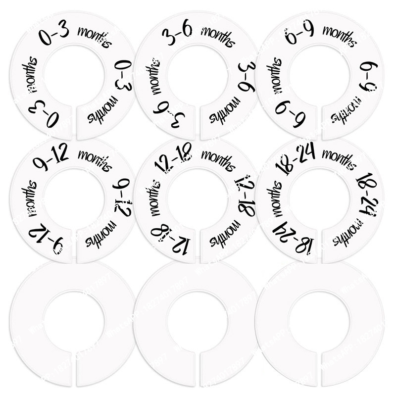 Baby Clothing Hanger Dividers - 100 stuks Multi Size Baby Kids