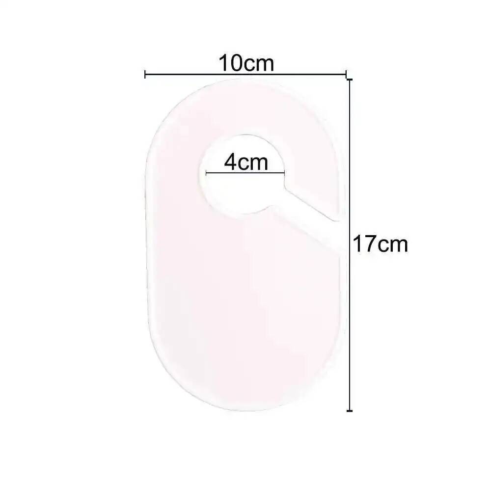 Baby Clothing Hanger Dividers - 12 stks Diy Babykleding Maatverdelers Plastic