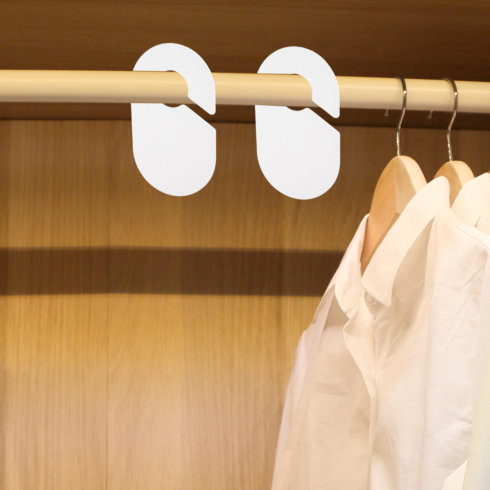 Baby Clothing Hanger Dividers - 10 stuks plastic kledingrekverdelers hangerscheiders voor