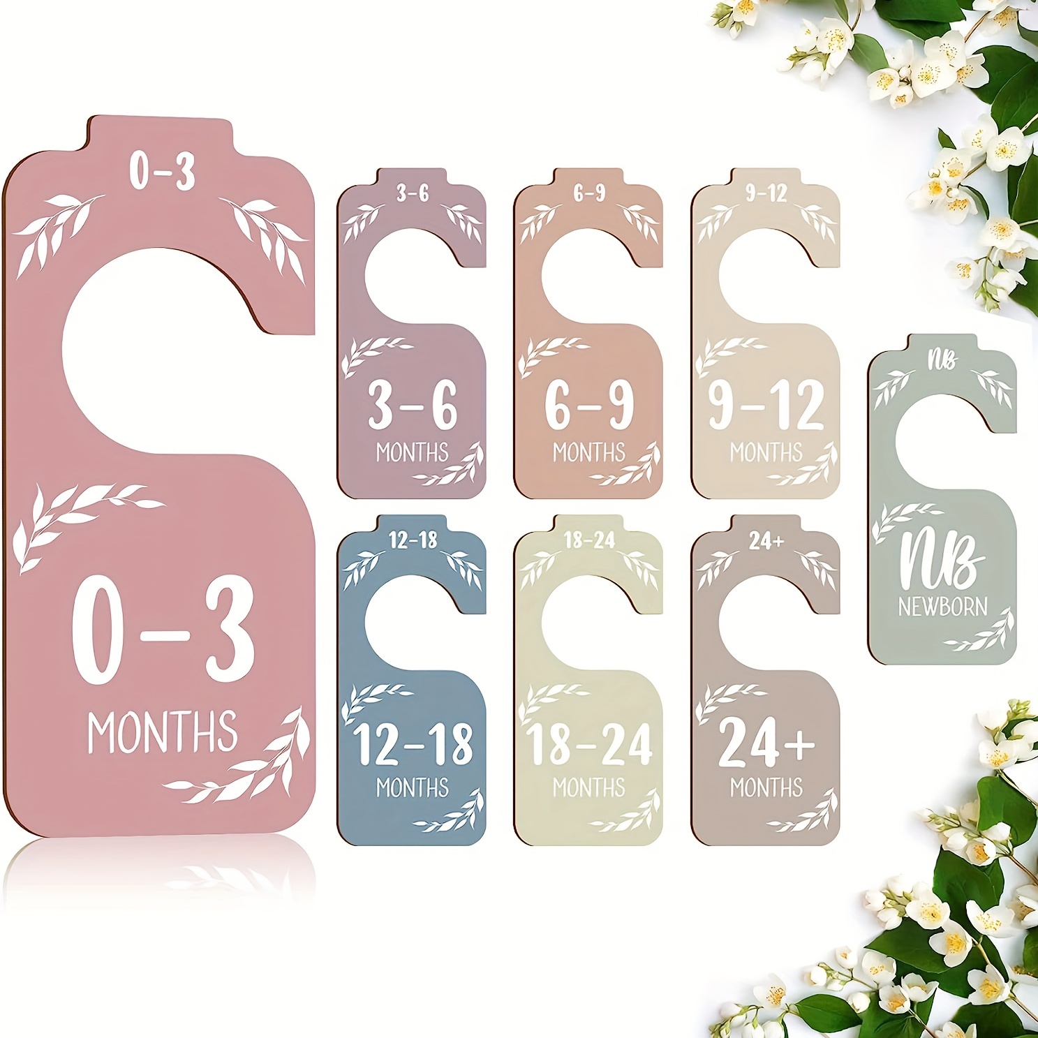 8 stuks houten babykastverdele - Baby Clothing Wardrobe recensie en prijs