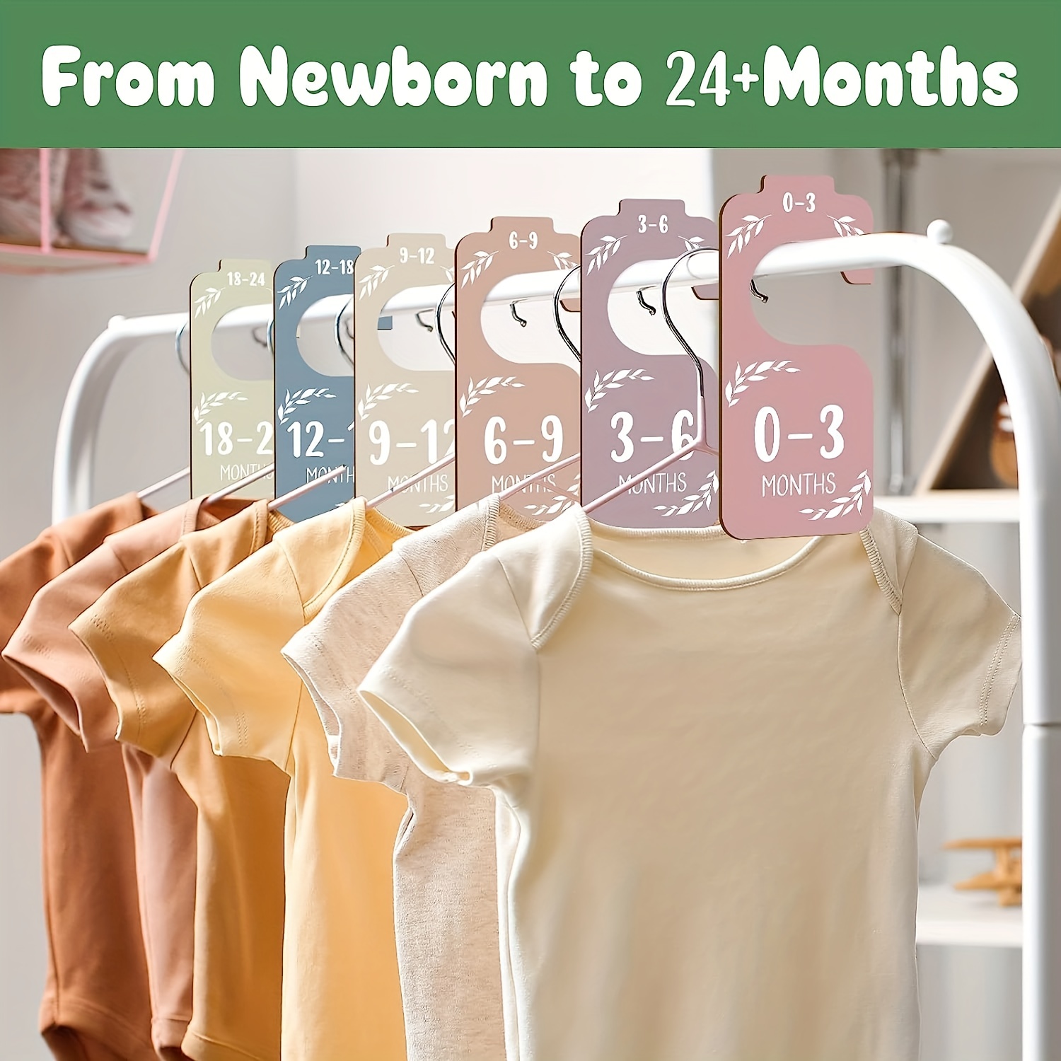 8 stuks houten babykastverdele - Baby Clothing Wardrobe recensie en prijs