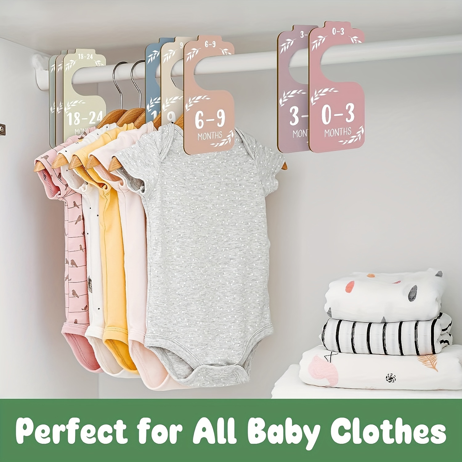 8 stuks houten babykastverdele - Baby Clothing Wardrobe recensie en prijs
