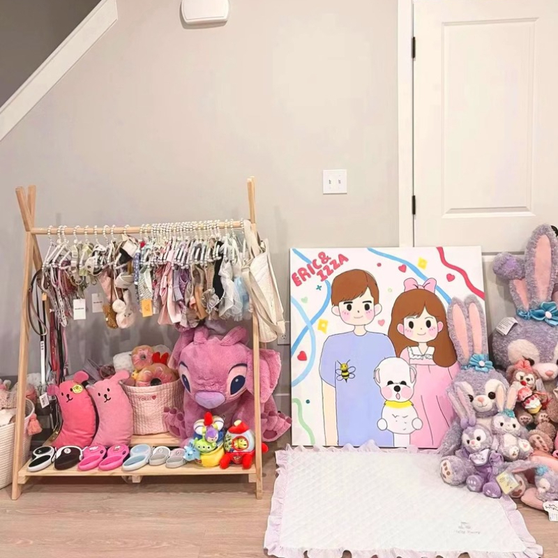 ‌ Massief houten kapstoksystee - Baby Clothing Rack recensie en prijs