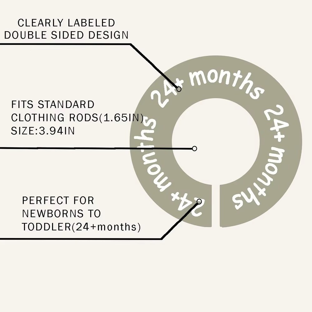 68/9 Stuks Organiserende Hange - Baby Clothing Hanger Dividers recensie en prijs
