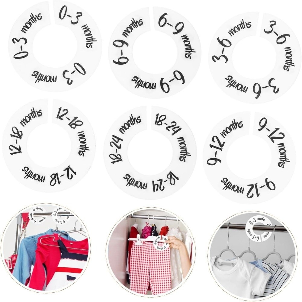 68/9 Stuks Organiserende Hange - Baby Clothing Hanger Dividers recensie en prijs