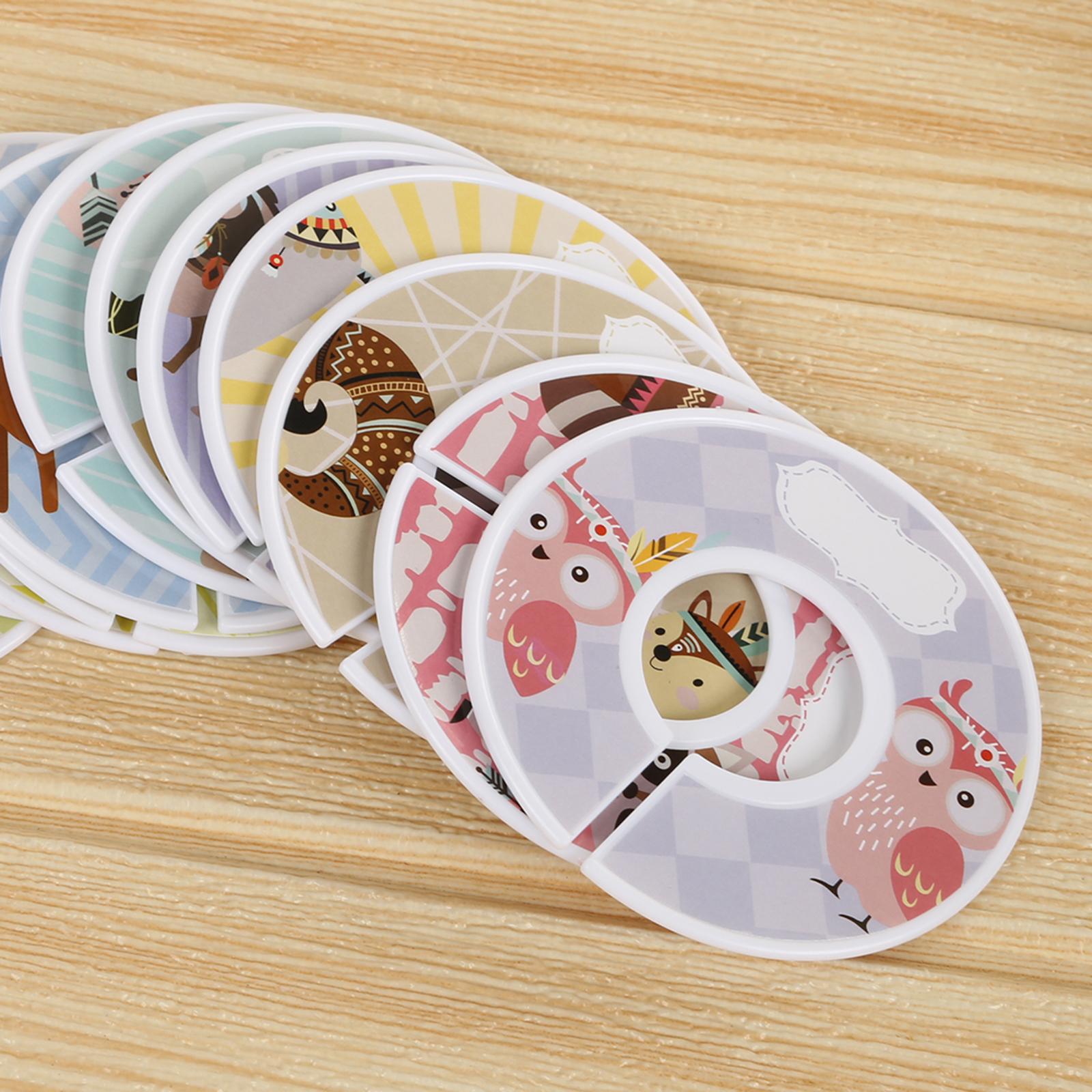 Lege ronde kledingmaatverdeler - Baby Clothing Hanger Dividers recensie en prijs