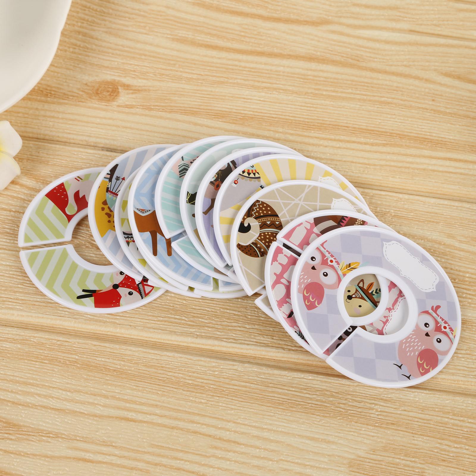 Lege ronde kledingmaatverdeler - Baby Clothing Hanger Dividers recensie en prijs
