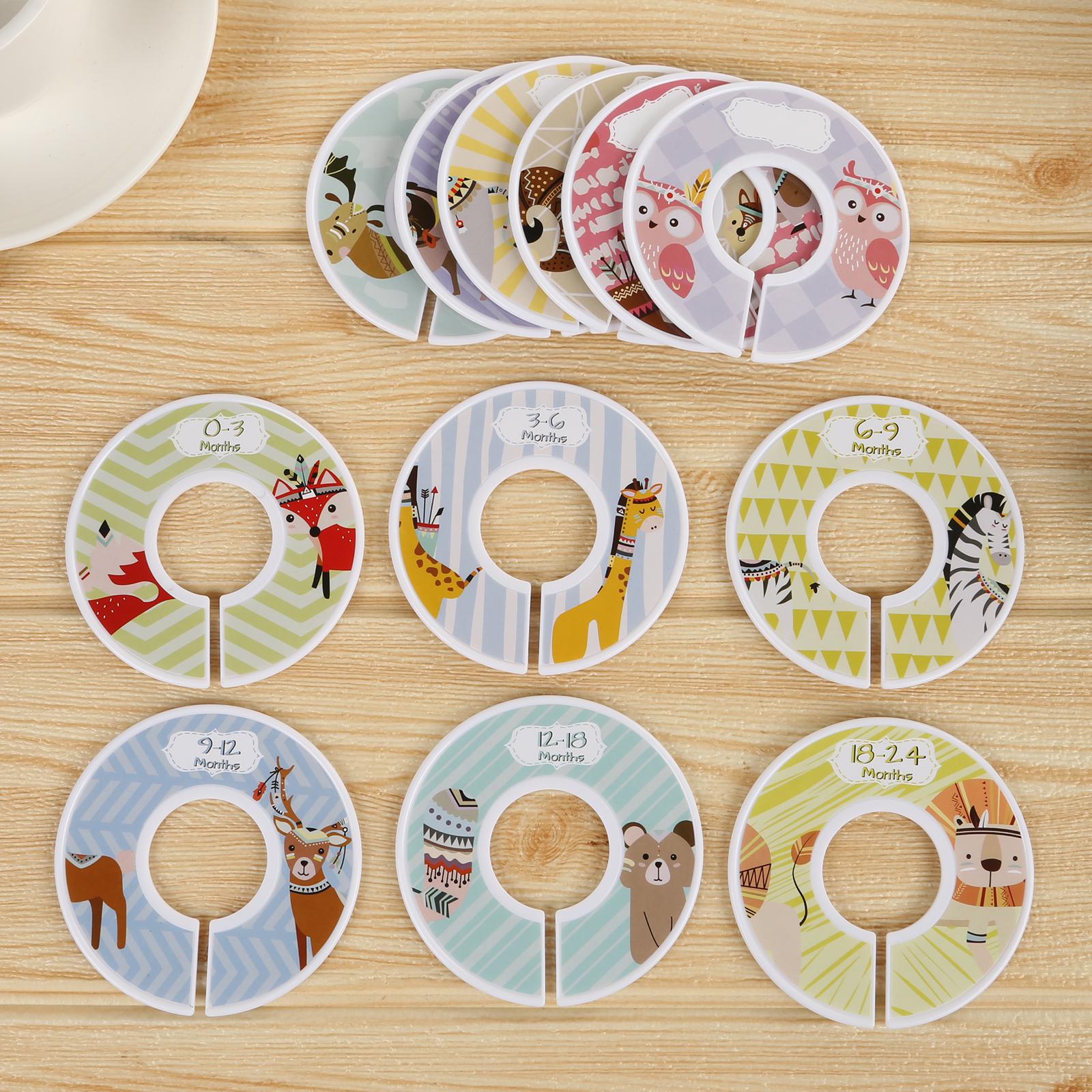Lege ronde kledingmaatverdeler - Baby Clothing Hanger Dividers recensie en prijs