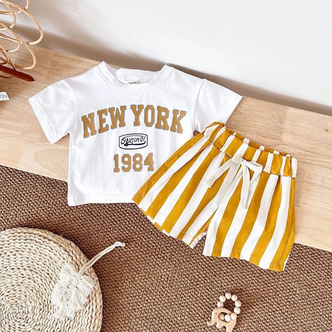 Baby Outfit Pak New York Print - Baby Clothing New York recensie en prijs