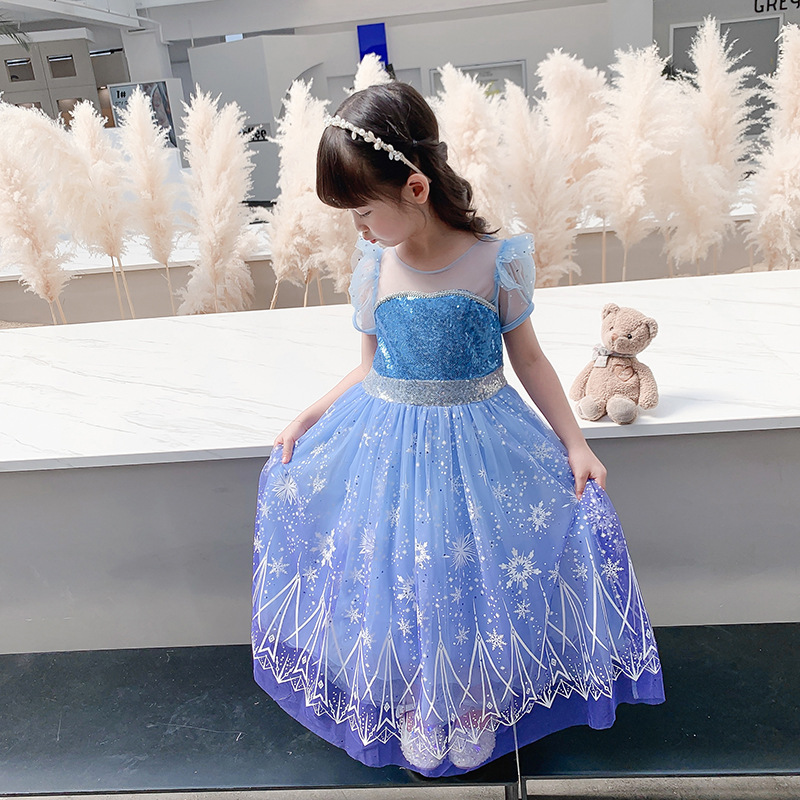 Kids Cosplay Elsa LED Light Up - Baby Clothing Europe recensie en prijs